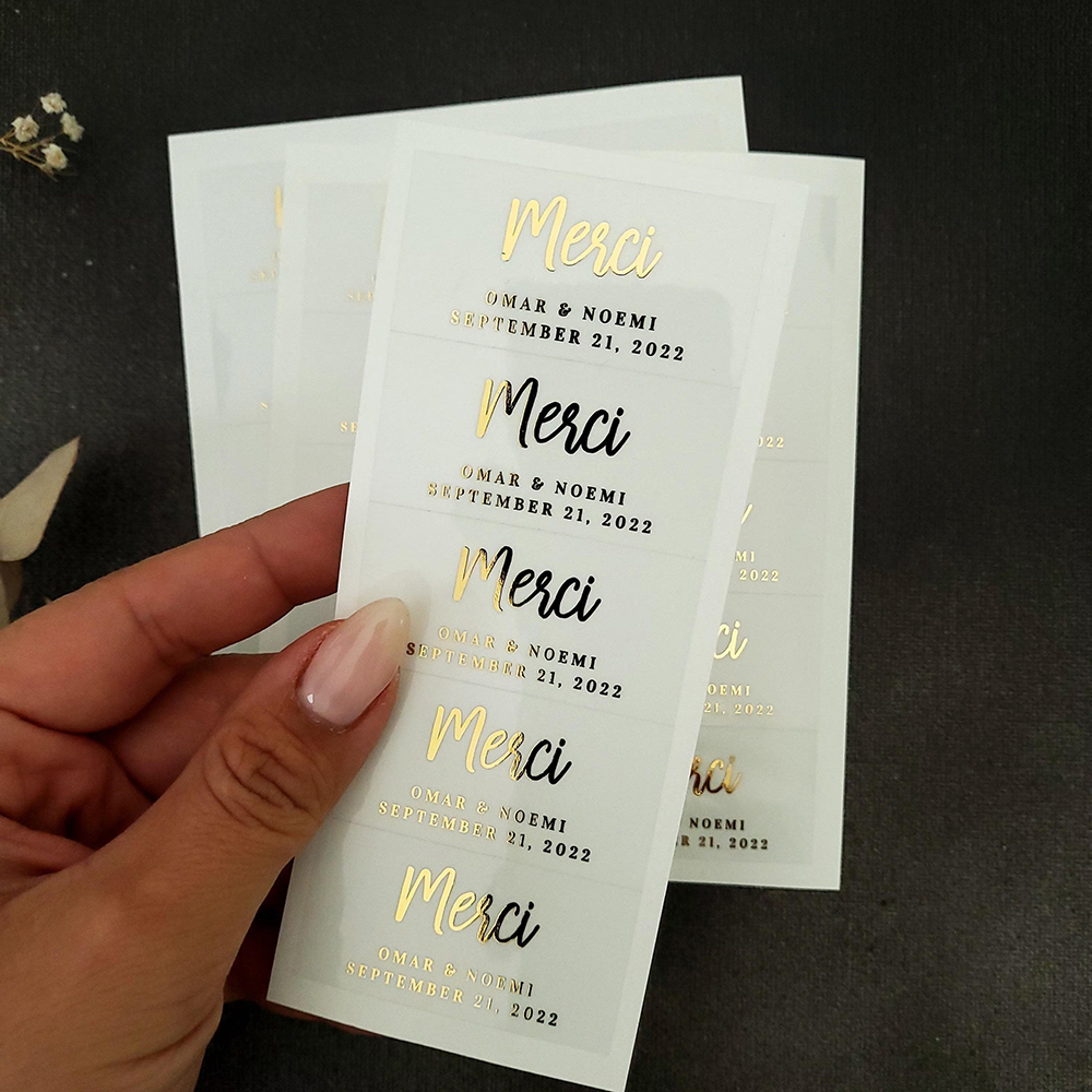 100pcs Custom Transparent Labe - огляд і ціна Personalised Candle Label
