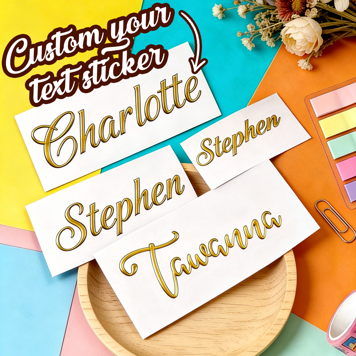 Custom Name Stickers,Wedding S - огляд і ціна Personalised Candle Label
