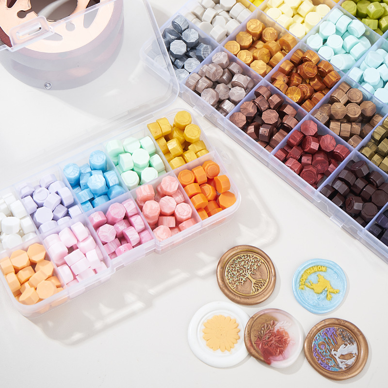 200Pcs Box Sealing Wax Beads,  - огляд і ціна Wax Seal Letter Kit
