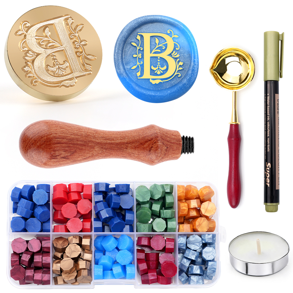 A-Z letter Wax Seal Stamp Kit  - огляд і ціна Wax Seal Letter Kit