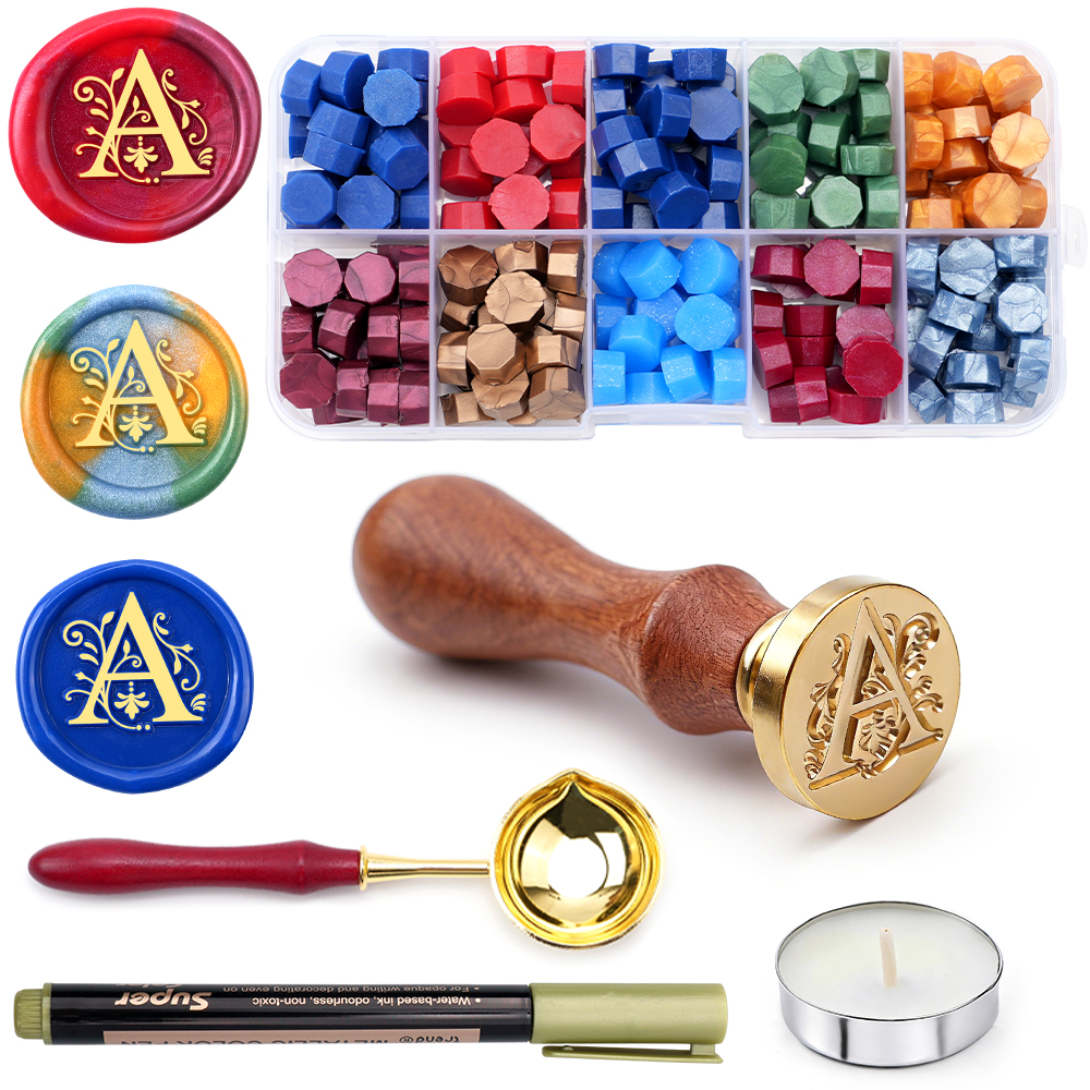A-Z letter Wax Seal Stamp Kit  - огляд і ціна Wax Seal Letter Kit