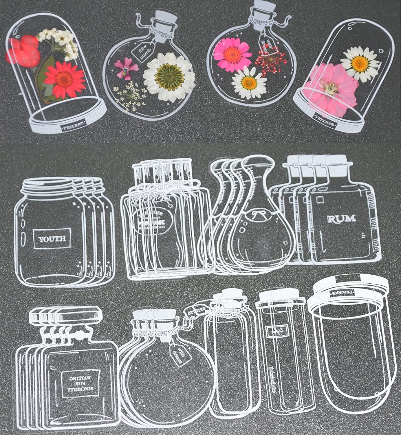 30Pcs Transparent Dried Flower - огляд і ціна Dried Flower Bookmark