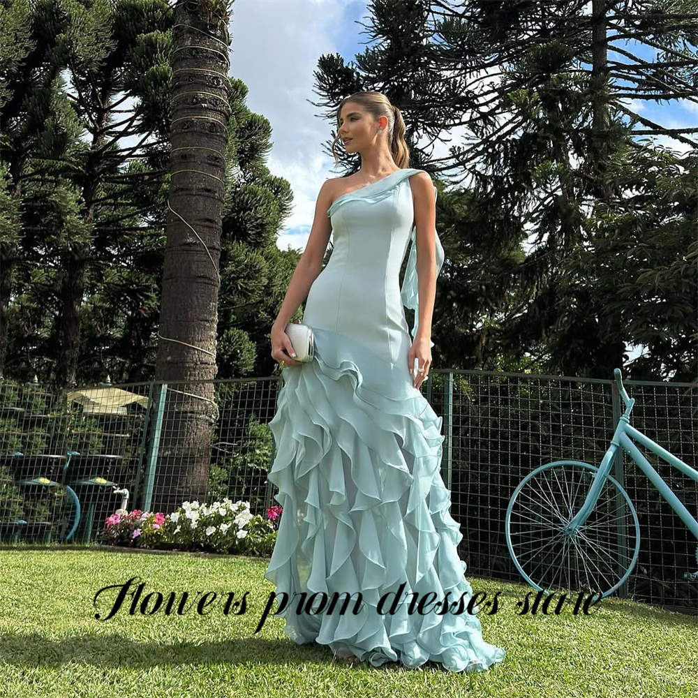 Flowers Sky Blue Party Dress L - огляд і ціна Custom Night Sky